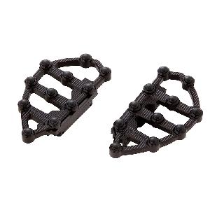 NESS MX PASSENGER FLOORBOARDS - BLACK