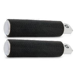 KNURLED FUSION FOOTPEGS - CHROME