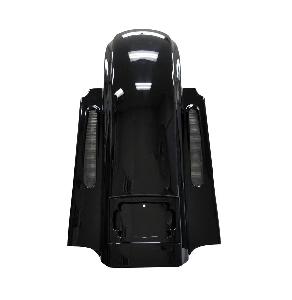 BAGGER BROTHERS STRETCHED REPLACEMENT REAR FENDER WITH CVO-STYLE LED LIGHTS - NO CUT - 2009-2018 HARLEY-DAVIDSON® TOURING MODELS