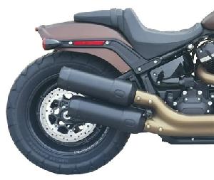 4.5 SLIP-ONS BLACK FOR FAT BOB 18-UP
