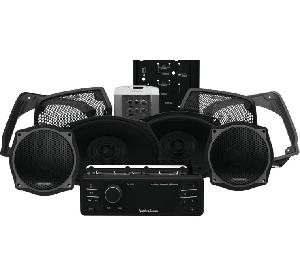 ROCKFORD FOSGATE 98-13 STREET GLIDE® SOURCE UNIT, 4 SPEAKER AND AMP KIT