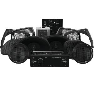 ROCKFORD FOSGATE 98-13 ROAD GLIDE® ULTRA SOURCE UNIT, 6 SPEAKER AND AMP KIT