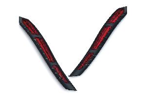 LED REAR FENDER STRIP LIGHTS FOR INDIAN - BLACK