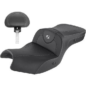 ROADSOFA SEAT CF HEATED W/ DRIVER BACKREST- CARBON FIBER - BLACK FOR CHALLENGER