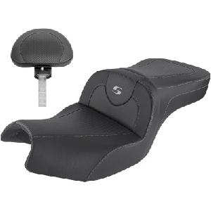ROADSOFA SEAT CF CARBON FIBER BLACK W/ DRIVER BACKREST FOR CHALLENGER 