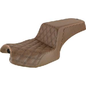 STEP UP SEAT - DRIVER LATTICE STITCHED - BROWN