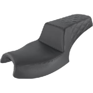 STEP UP SEAT - PASSENGER LATTICE STITCHED - BLACK FOR CHALLENGER