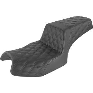 STEP UP SEAT - LATTICE STITCHED - BLACK FOR CHALLENGER