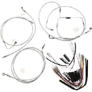 MAGNUM STERLING CHROMITE II CABLE KIT 08-12 CVO & SCREAMIN EAGLE