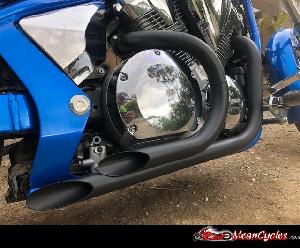 2 IN 2 SLASH CUT EXHAUST FOR HONDA FURY