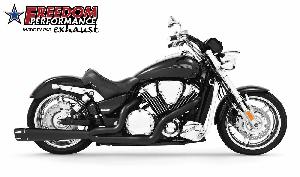 COMBAT 2 IN 1 EXHAUST SYSTEM FOR HONDA VTX1800C/F/R/N 02-08