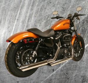 SLIP-ONS MUFFLERS FOR SPORTSTER 2014 LATER (CHROME)