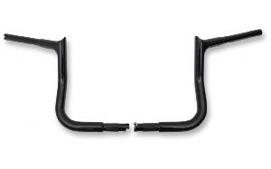 EZ INSTALL POINTED TOP HANDLEBAR FOR STREET GLIDE 86-20 (GLOSS BLACK)