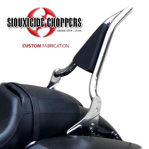 EXCALIBUR DETACHABLE SISSYBAR / BACKREST FOR INDIAN CHIEFTAIN / CHALLENGER / CHIEF ROADMASTER / SPRINGFLIED