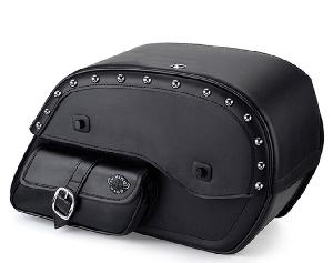 INDIAN SCOUT SIXTY VIKING SIDE POCKET STUDDED MOTORCYCLE SADDLEBAGS