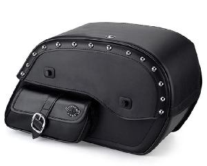 INDIAN SCOUT VIKING SIDE POCKET STUDDED MOTORCYCLE SADDLEBAGS