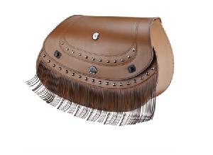 INDIAN SCOUT SIXTY VIKING INDIAN SPECIFIC BROWN LEATHER MOTORCYCLE SADDLEBAGS
