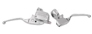 BRAKE/CLUTCH CONTROL KIT WITH SWTICH HOUSINGS FOR 09-13 FFXH /FLHT / FLTR / FLHR (15mm master cyclinder)