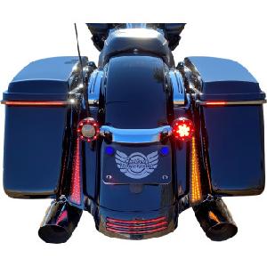 DUAL COLOR FASCIA LED PANEL LIGHTS FOR 10-13 TOURING MODELS