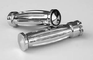 DIAMOND CUSTOM GRIPS FOR DUAL CABLE HD MODELS - CHROME