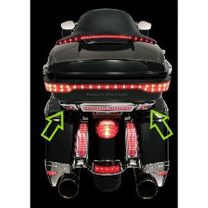 CIRO ACCENTS FOR HARLEY-DAVIDSON 14-UP TOUR-PAK (CHROME OR BLACK)
