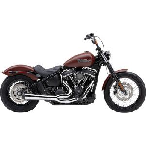 EL DIABLO 2 IN 1 CHROME EXHAUST SYSTEM FOR LOW RIDER / DELUXE / SLIM / STREET BOB