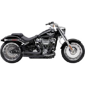 SPEEDSTER SHORT RPT BLACK EXHAUST SYSTEM FOR FATBOY / BRAKEOUT / FXDR