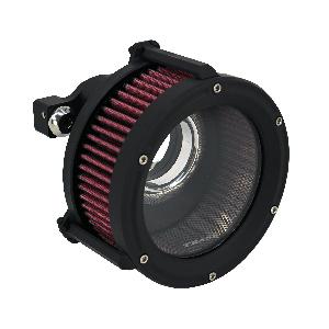 TRASK ASSAULT CHARGE HIGH FLOW AIR CLEANER KIT -FLAT BLACK