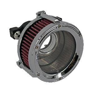 TRASK ASSAULT CHARGE HIGH FLOW AIR CLEANER KIT -CHROME