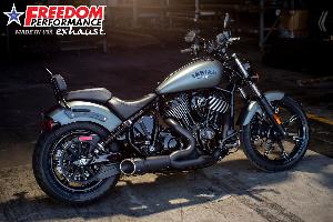 4.5 2 INTO 1 COMBAT SHORTY BLACK FOR INDIAN CHIEF 2022-UP