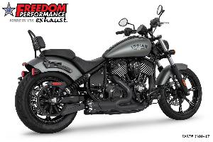 4.5 2 INTO 1 SHORTY AMERICAN OUTLAW BLACK FOR INDIAN CHIEF 2022-UP