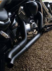 SUZUKI BOULEVARD M109 R TURN OUT CUSTOM SPORTS EXHAUST SYSTEM - CERAMIC COATED BLACK