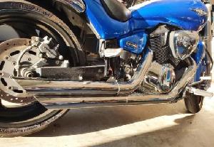 SUZUKI BOULEVARD M109 R CUSTOM SPORTS EXHAUST SYSTEM (POLISHED)
