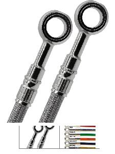 ABS BRAKE / CLUTCH STAINLESS KIT FOR KAWASAKI VAQUERO 2012-2017 / VOYAGER