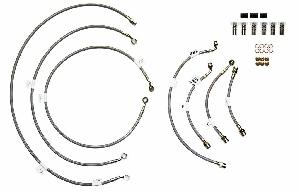 APE HANGER BLACK CABLE KIT FOR KAWASAKI VAQUERO & VOYAGER W/ ABS