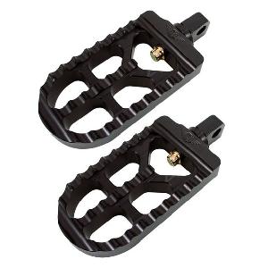SERRATED FOOTPEGS LONG FOR INDIAN SCOUT ((BLACK OR SILVER))