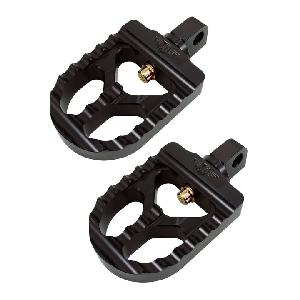 SERRATED FOOTPEGS SHORT FOR INDIAN SCOUT ((BLACK OR SILVER))