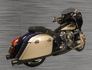 WAR HORSE BLACK SLIP ON MUFFLERS WITH 3