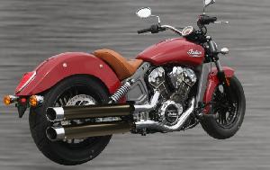 SLIP-ON EXHAUST FOR INDIAN SCOUT - BLACK