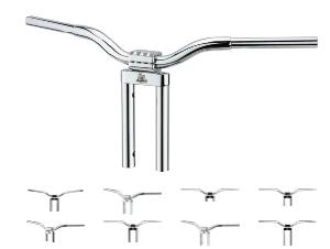 KAGE FIGHTER-T HANDLEBAR (CHROME) ((SELECT SIZE))