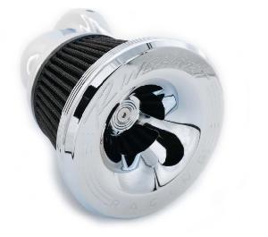 MOTO SERIES 90° VELOCITY AIR CLEANER-CHROME