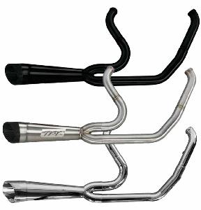 TWO BROTHERS RACING 2-INTO-1 TURNOUT EXHAUST FOR '18-UP HARLEY DAVIDSON SOFTAIL MODELS (SELECT FINISH)