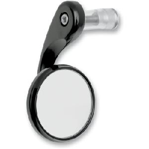 BAR-END SHOOTER MIRROR - BLACK