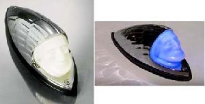 INDIAN FACE FRONT FENDER ORNAMENT LIGHT