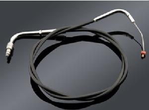 BLACK THROTTLE CABLE PUSH FOR KAWASAKI VN1500 VULCAN NOMAD 99-01 