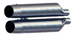 WARHORSE SLIP-ON MUFFLER FOR 22 LATER CHIEF MODELS ((CHROME OR BLACK))