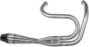 2 IN 1 FLT MID SPEC SHORTY CANON BIG INCH FOR TOURING MODELS 09-UP WITH MID CONTROLS