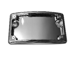 KODLIN CURVED LED LICENSE PLATE KIT FOR HD TOURING MODELS, CHROME
