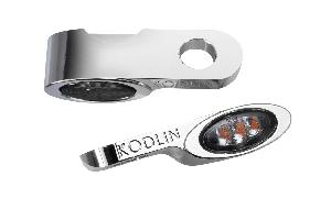 KODLIN ELYPSE LED 2-1 TURN SIGNALS UNIVERSAL, CHROME