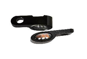 KODLIN ELYPSE LED 2-1 TURN SIGNALS UNIVERSAL, BLACK